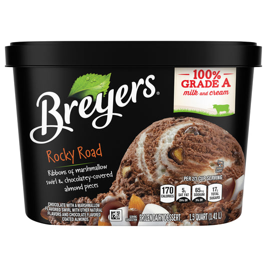 Breyers Rocky Road Frozen Dairy Dessert