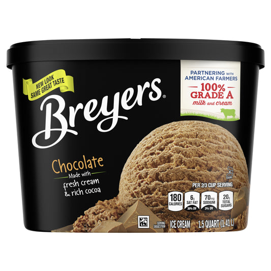 Breyers Classics Ice Cream Chocolate Ice Cream 48 oz