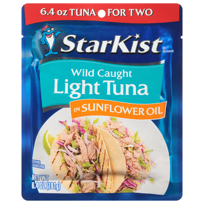 StarKist Wild Caught Light Tuna in Sunflower Oil 6.4 oz