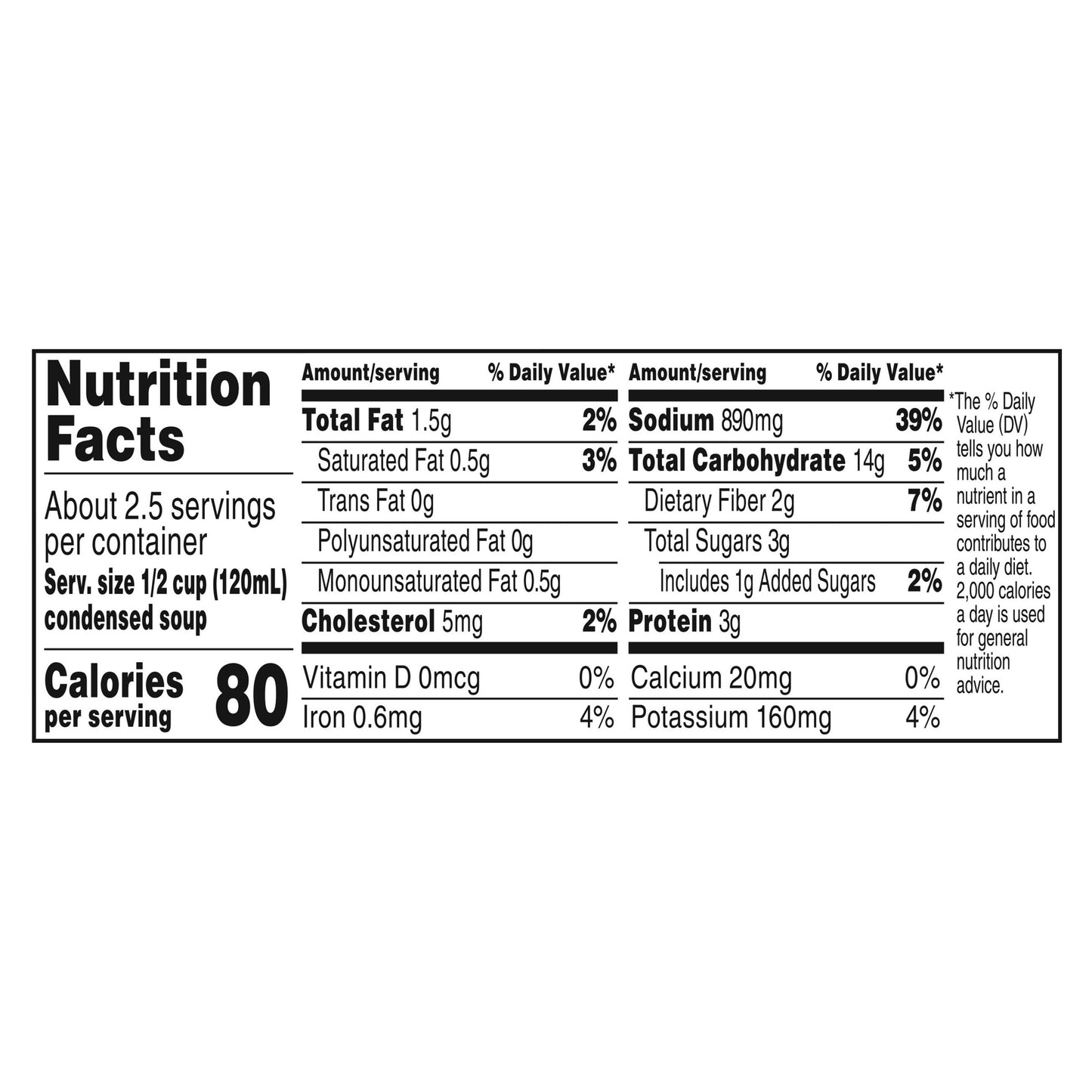 Campbell's Chicken Vegetable Condensed Soup 10.5 oz
