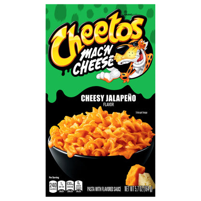 Cheetos Mac'N Cheese Pasta With Flavored Sauce Cheesy Jalapeno Flavor 5.7 Oz