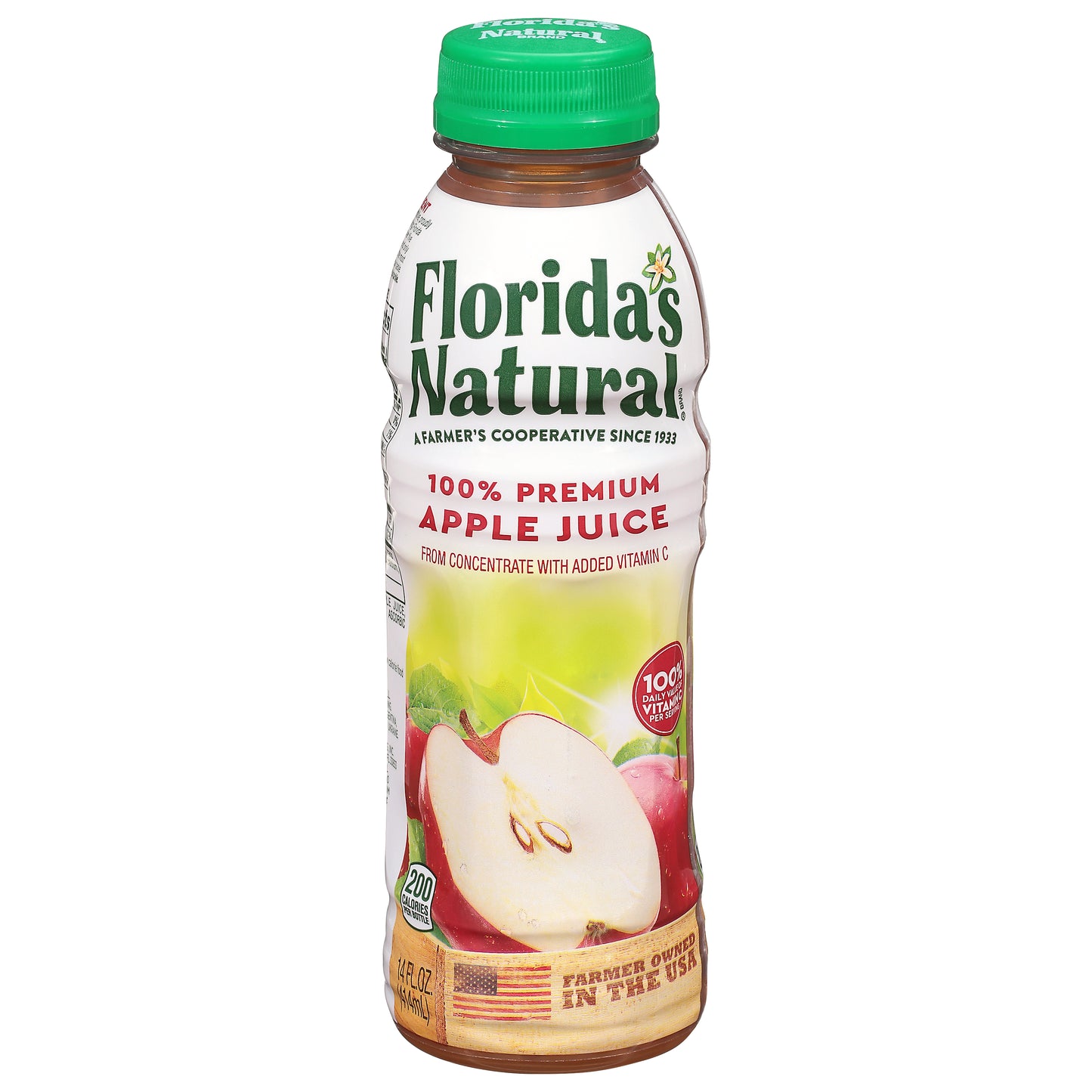 Florida's Natural Premium Apple 100% Juice 14 fl oz
