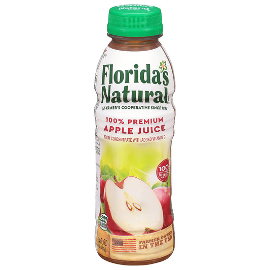 Florida's Natural Premium Apple 100% Juice 14 fl oz