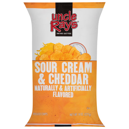 Uncle Ray's Sour Cream & Cheddar Potato Chips 8 oz