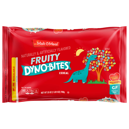 Malt O Meal Dyno-Bites Fruity Cereal Family Size 25 oz