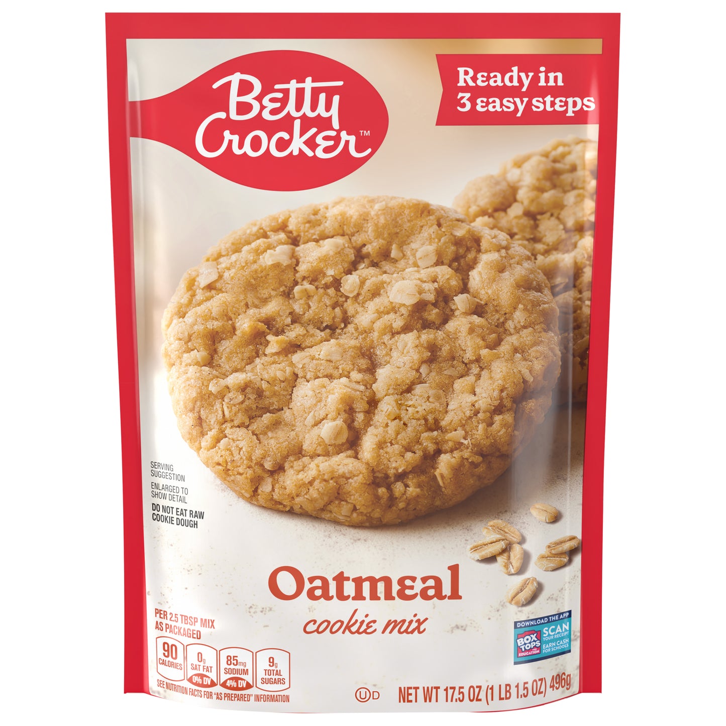 Betty Crocker Oatmeal Cookie Mix, 17.5 oz.