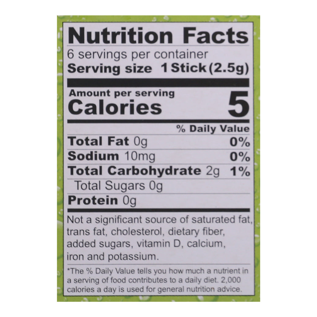 Sunkist Singles to Go! Zero Sugar Lemon Lime Drink Mix 6 ea Box