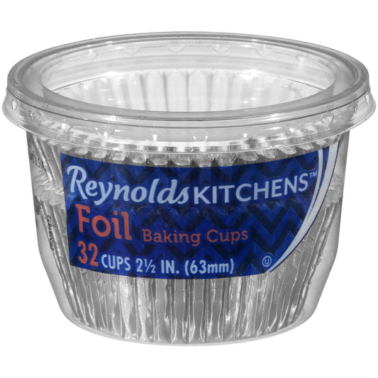 Reynolds Kitchens™ 2.5 in. Foil Baking Cups 32 ct Container