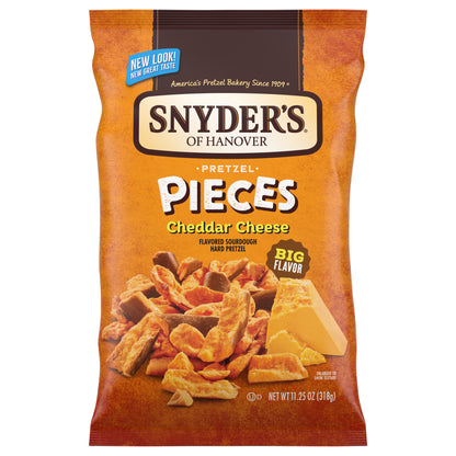 Snyder's of Hanover Cheddar Cheese Pretzel Pieces 11.25 oz
