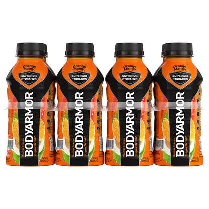 BODYARMOR Sports Drink Orange Mango, 12 fl oz, 8 Pack