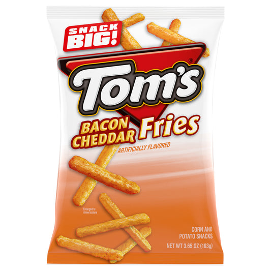 Tom's Bacon Cheddar Fries 3.65 oz