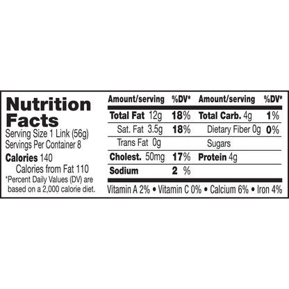 Bar-S Classic Jumbo Franks Hot Dogs, 8 Franks Per Package, 1 Pound Pack