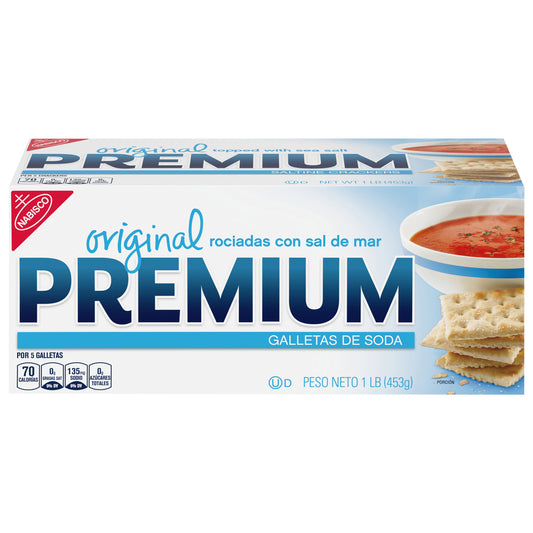 Premium Original Saltine Crackers, 16 oz