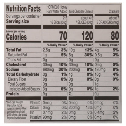 Hormel Gatherings Honey Ham Snack Tray 14 oz