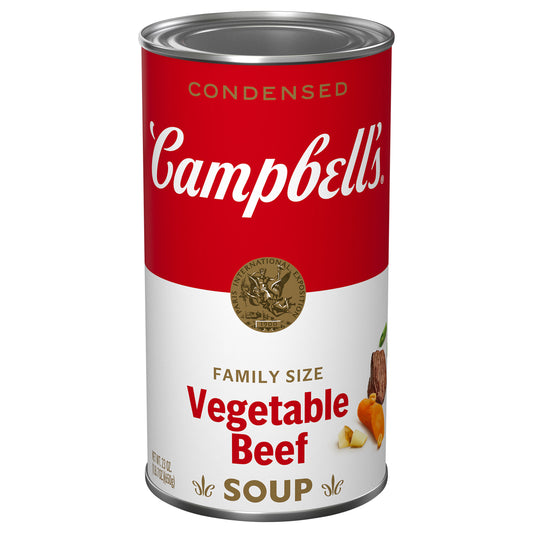 Campbell's Family Size Vegetable Beef Condensed Soup 23 oz