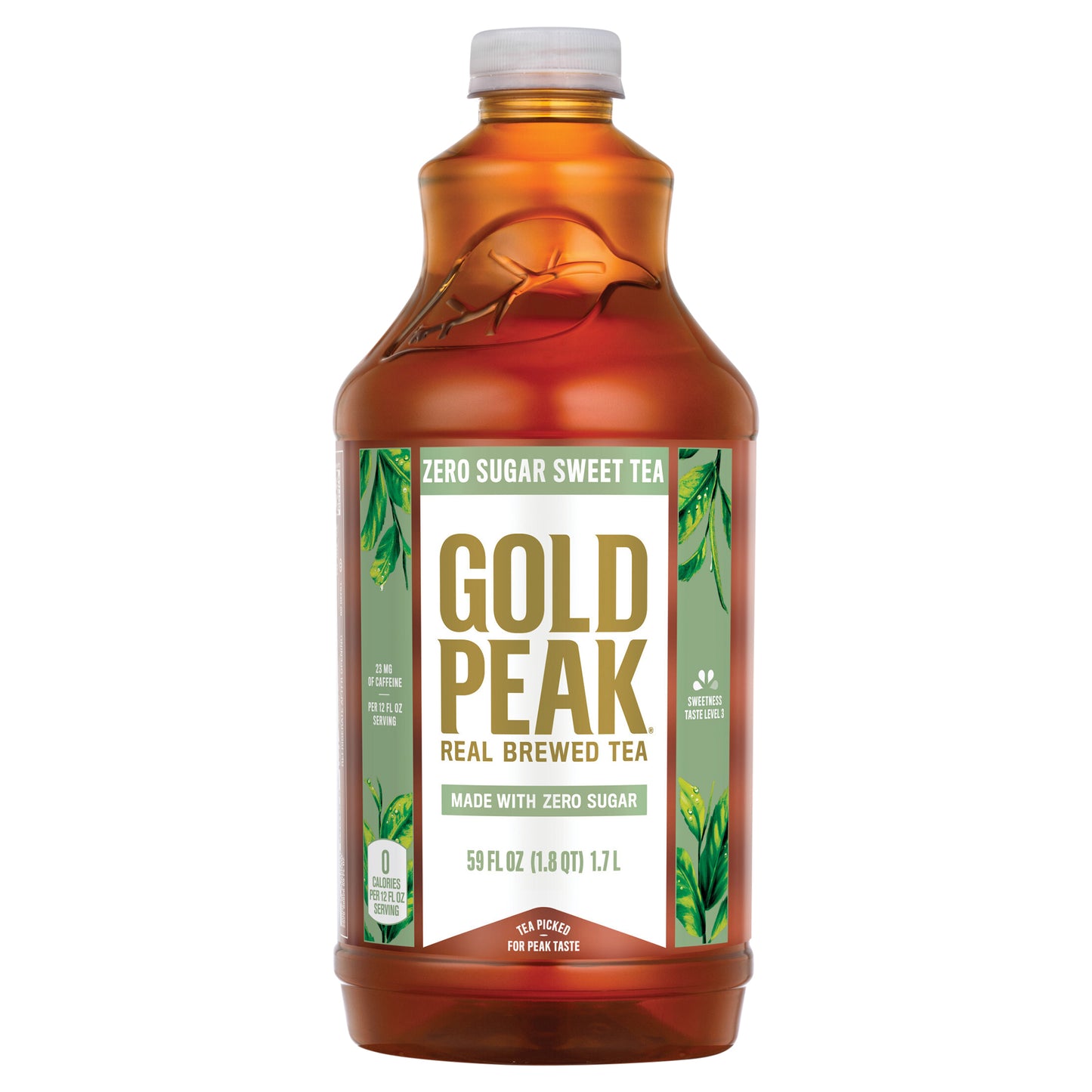Gold Peak Zero Sugar Sweet Tea Bottle, 59 fl oz
