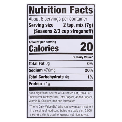 McCormick Beef Stroganoff Seasoning Mix 1.5 oz