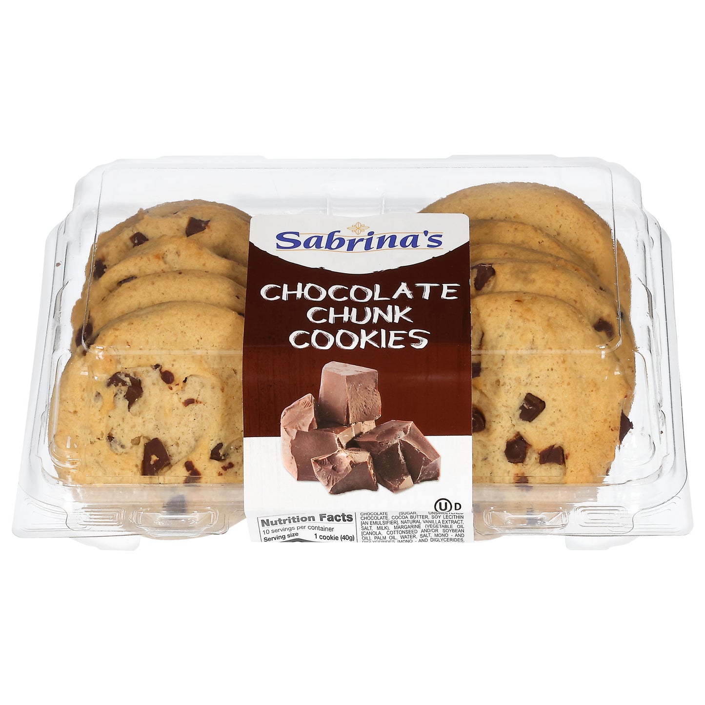 Sabrina's Chocolate Chunk Cookies 14 oz