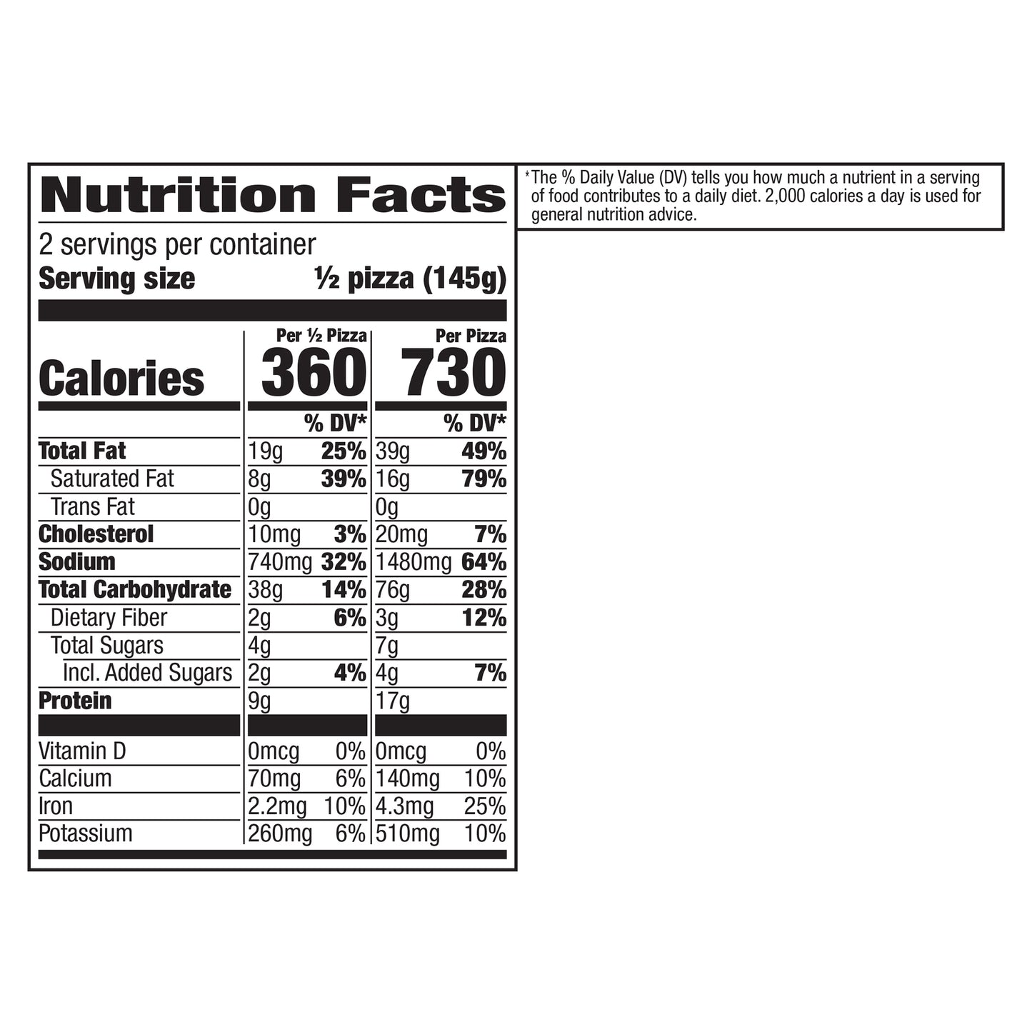 Totino's Party Pizza, Triple Pepperoni Flavored, Frozen Snacks, 1 ct