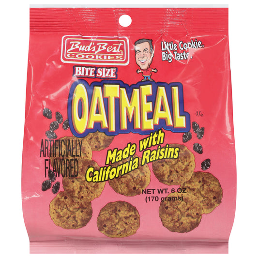 Bud's Best Cookies Bite Size Oatmeal Cookies 6 oz