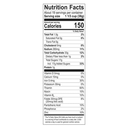 Malt O Meal Berry Colossal Crunch Cereal Family Size 26 oz