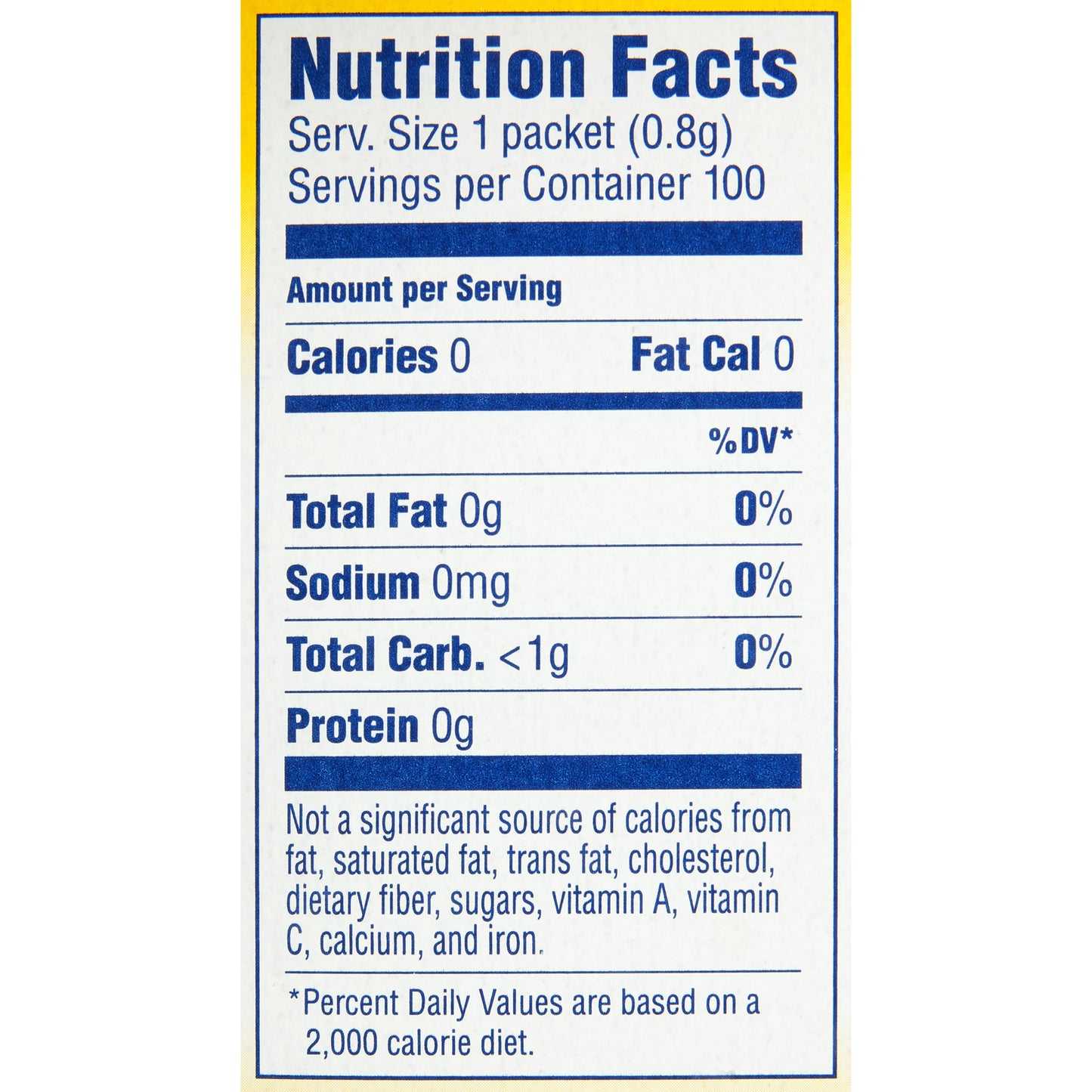 Sugar Twin® Sweetener 100 ct Packets