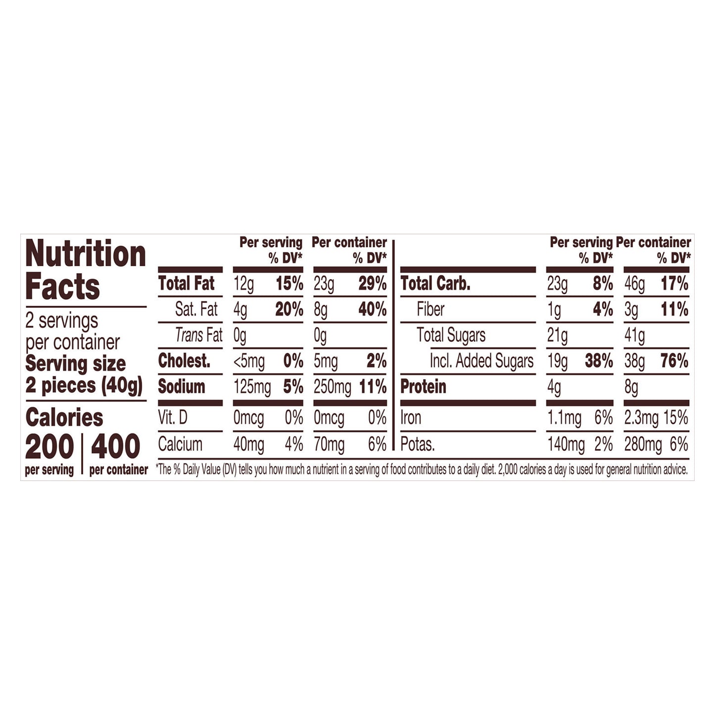 REESE'S Milk Chocolate King Size Peanut Butter Cups, Candy Pack, 2.8 oz