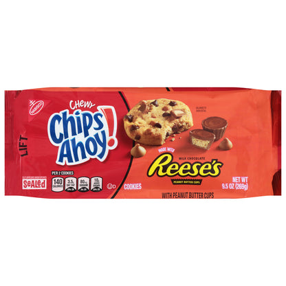 Chips Ahoy! Chewy Reese's Peanut Butter Cups Cookies 9.5 oz