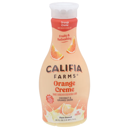 Califia Farms Plant Based Orange Creme Coconut & Orange Drink 48 fl oz