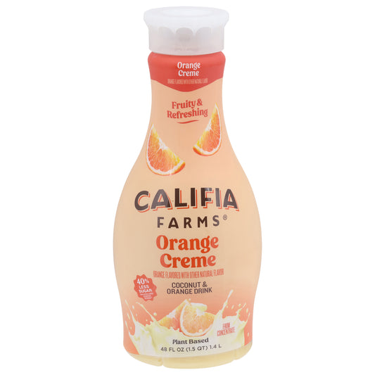 Califia Farms Plant Based Orange Creme Coconut & Orange Drink 48 fl oz
