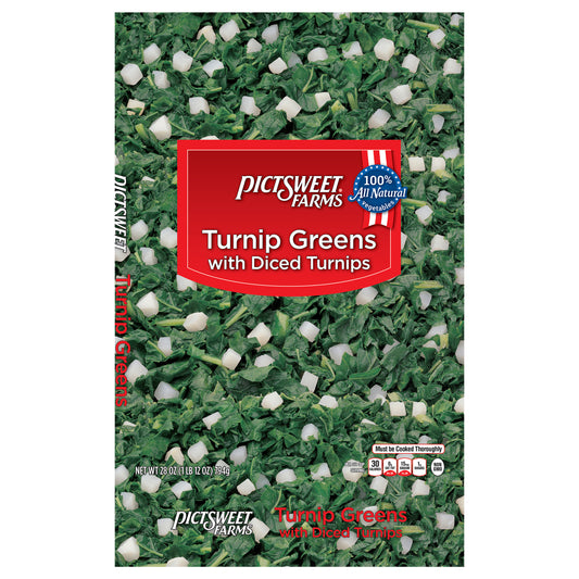 Pictsweet Farms Turnip Greens with Diced Turnips - 28 oz