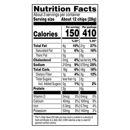 Doritos Tortilla Chips Nacho Cheese Flavored 2 3/4 Oz
