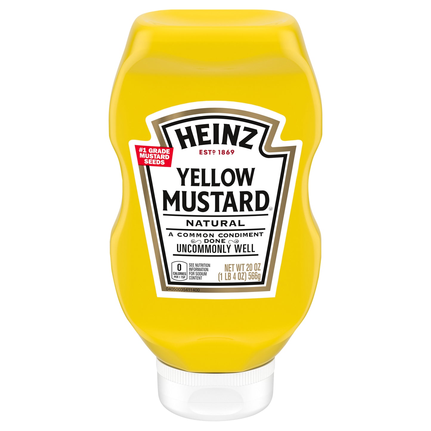 Heinz Yellow Mustard, 20 oz Bottle
