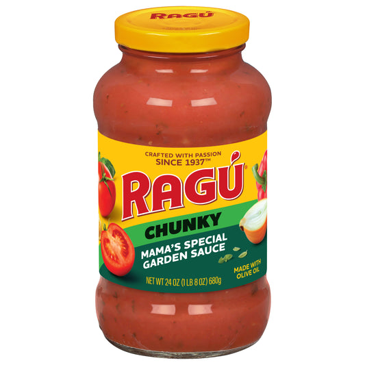 Ragu Chunky Mama's Special Garden Sauce 24 oz