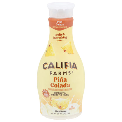 Califia Farms Plant Based Pina Colada Coconut & Pineapple Drink 48 fl oz
