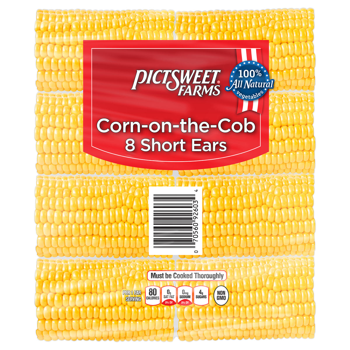 Spires Farm Pictsweet Farms Corn-on-the-Cob - 8 Short Ears – Spires IGA