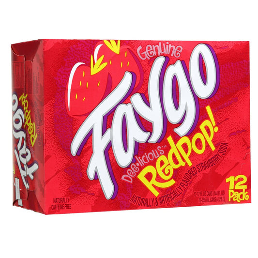 Faygo Red Pop Cans