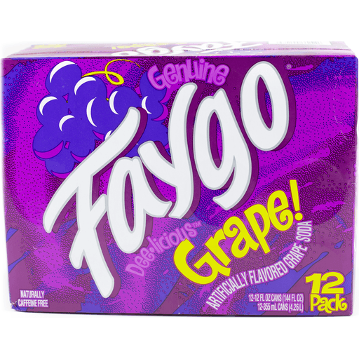 Faygo Soda Grape Cans