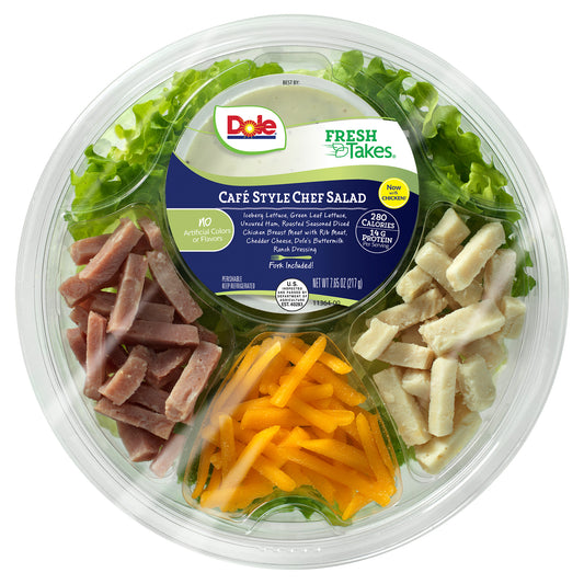 Dole Fresh Takes Cafe Style Chef Salad 7.65 oz