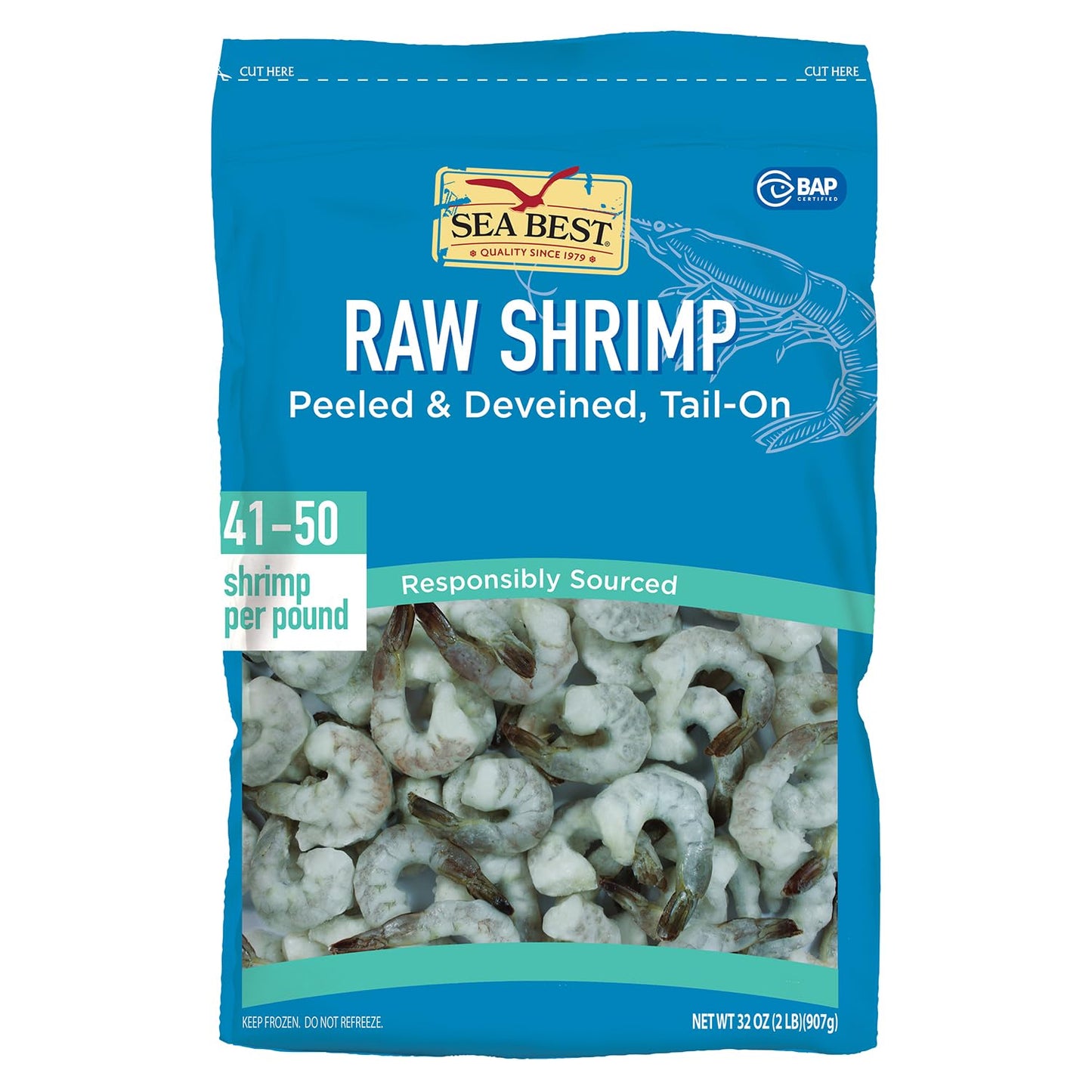 Sea Best 41-50 Count Ez Peel Shrimp