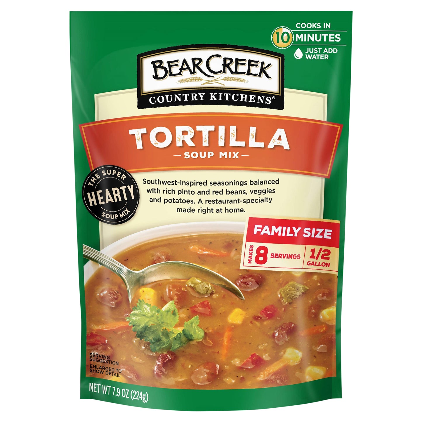 Bear Creek Country Kitchens Tortilla Soup Mix, 7.9 oz Pouch