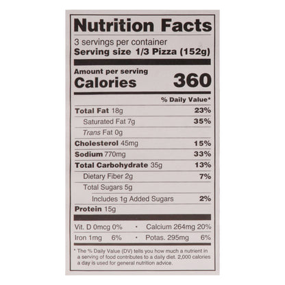 Palermo's Thin Crust Combination Pizza 16.1 oz Shrinkwrapped
