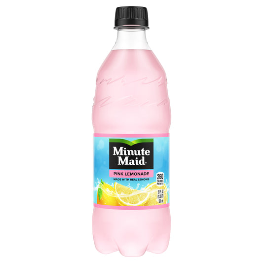 Minute Maid Pink Lemonade Bottle, 20 fl oz