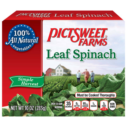 Pictsweet Farms Leaf Spinach, Simple Harvest - 10 oz