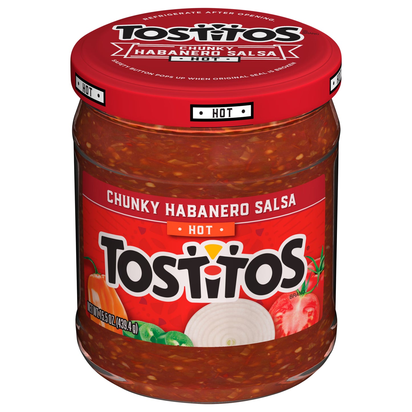 Tostitos Hot Chunky Habanero Salsa 15.5 Oz