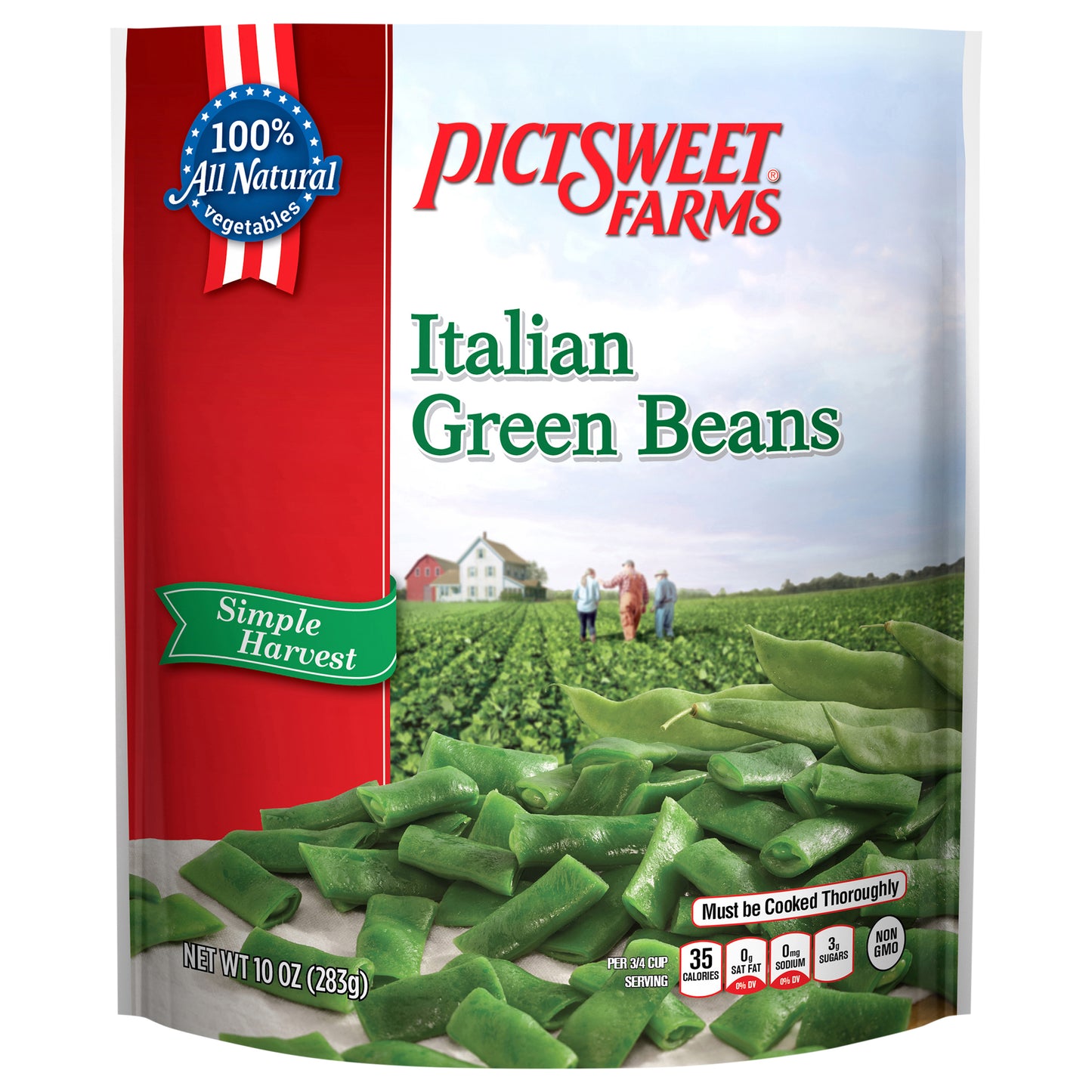 Pictsweet Farms Italian Green Beans, Simple Harvest - 10 oz