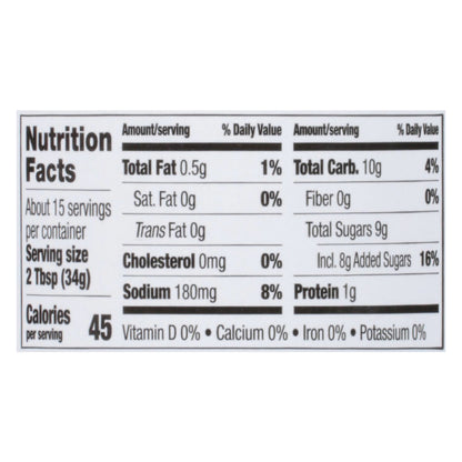 Sticky Fingers Smokehouse Sweet & Tangy Carolina Gold Barbecue Sauce 18 oz