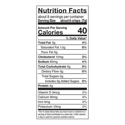 Mrs Cubbison Parmesan Crisps 1.98 oz