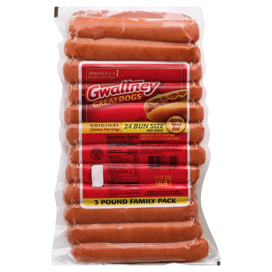 Gwaltney Hot Dogs 24 ea