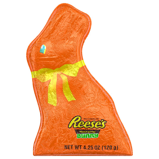 REESE'S BUNNY Milk Chocolate Peanut Butter, Easter Candy, 4.25 oz
